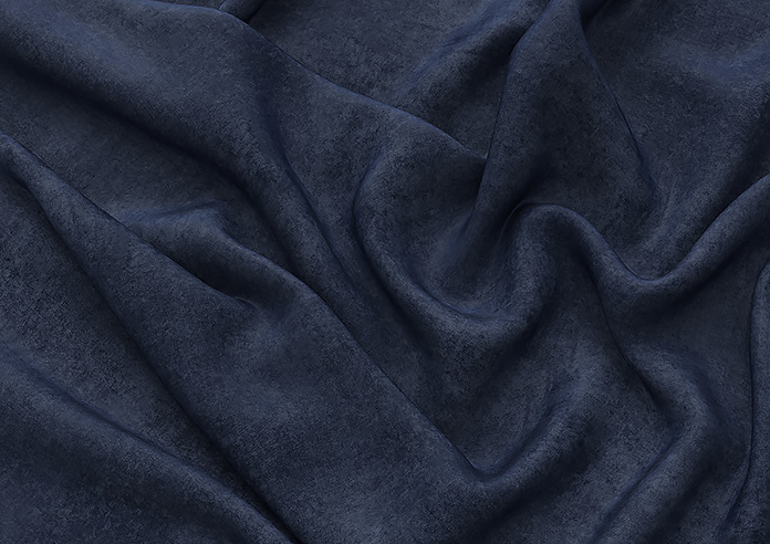 Faux Suede, Navy - Twist&Fit Roman Blind - Image 4